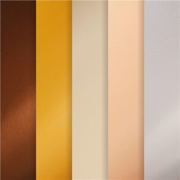 Kreativní papír A4 Satin, 210 g, mix barev, 15 ks