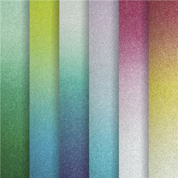 Kreativ. papír A4 třpytivý - 230 g/m2, mix b, 6 ks