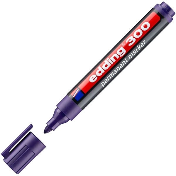 Permanentní popisovač Edding 300, fialový
