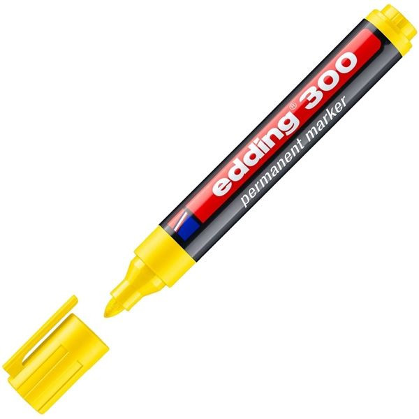 Permanentní popisovač Edding 300, žlutý