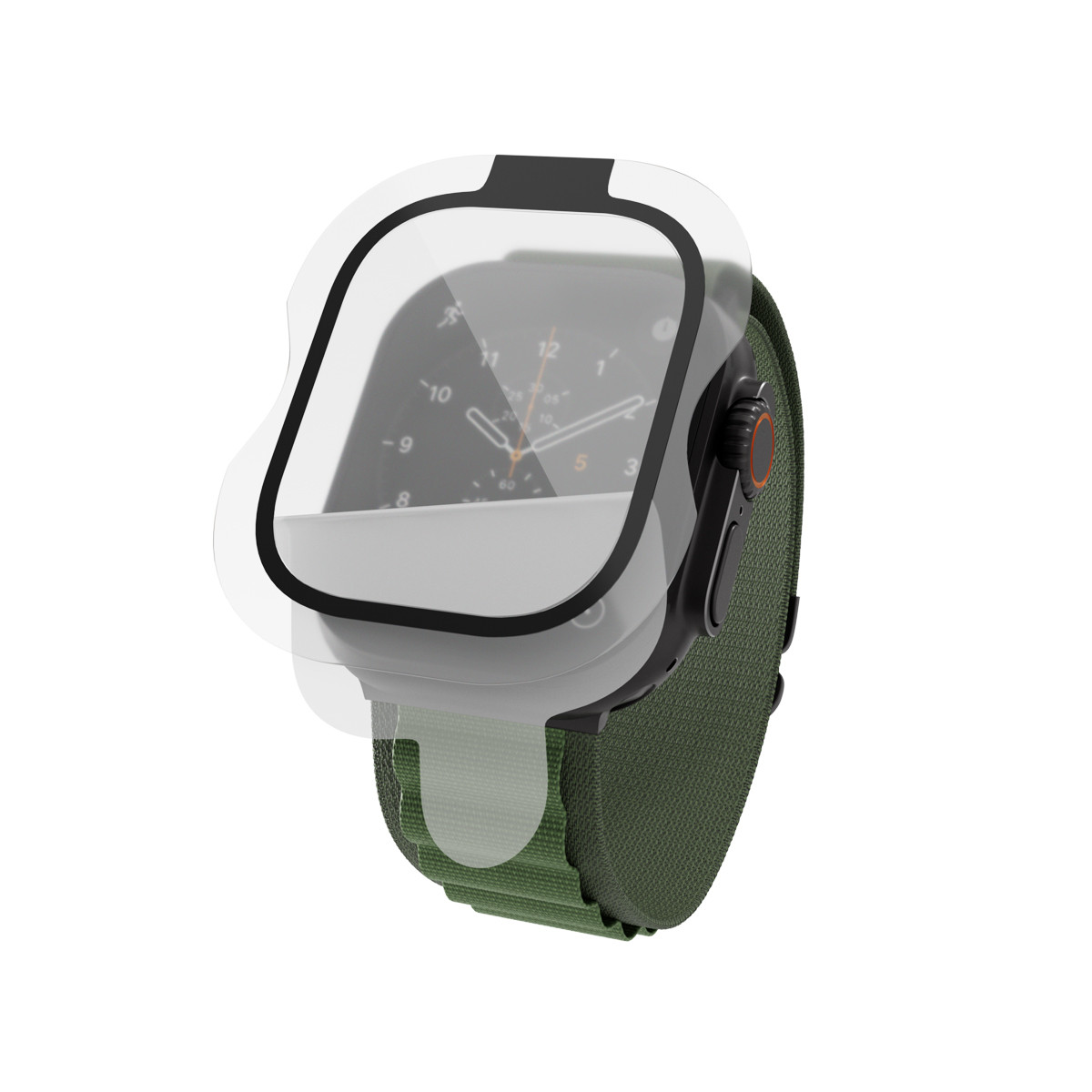 Epico Flexiglass s aplikátorem Apple Watch Ultra