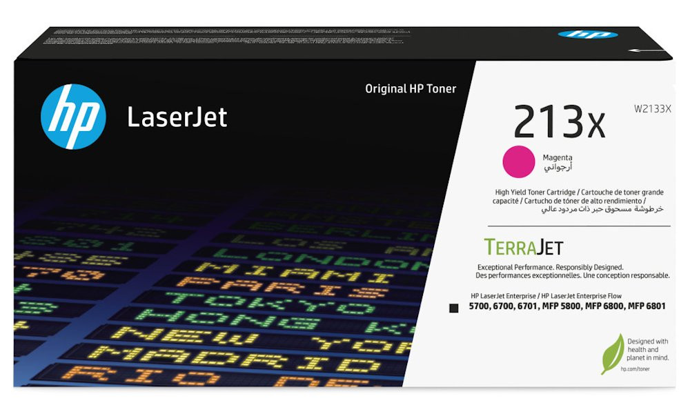 HP 213X Purpurová originální tonerová kazeta HP LaserJet s vysokou výtěžností