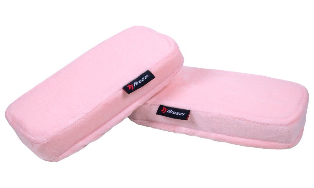 AROZZI Memory Foam Armrest Pads/ náhradní područky pro herní židle/ paměťová pěna/ růžové