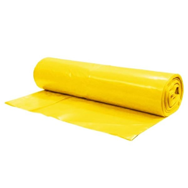 Pytle na odpadky - sytě žluté, 120 l, 40 mic, 25ks