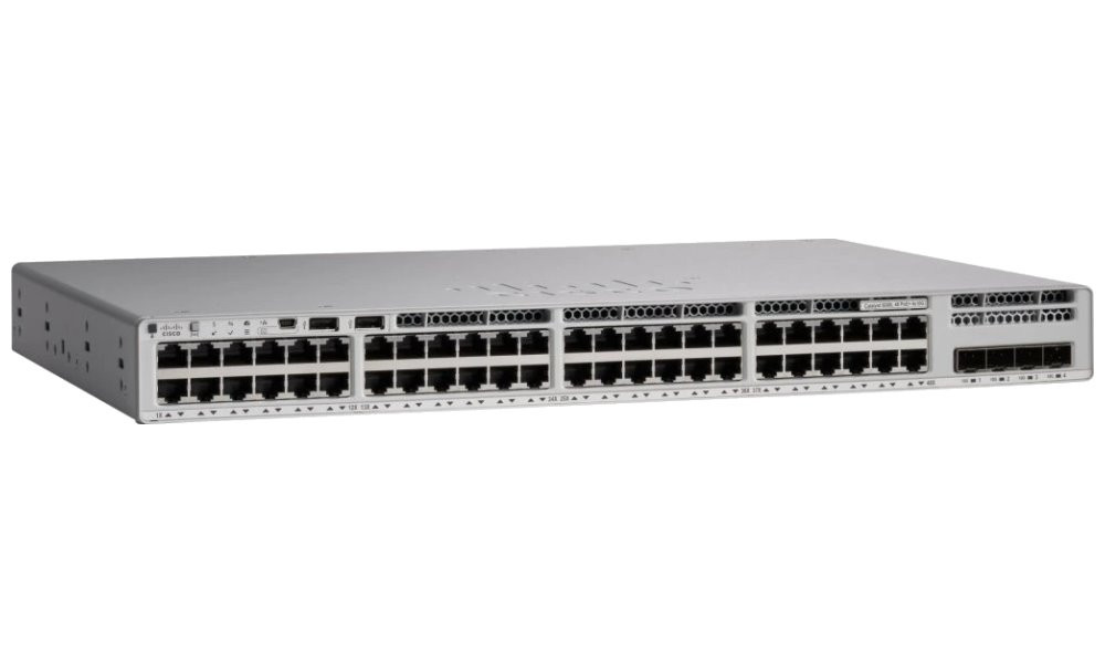 Cisco Catalyst 9200L 48-port  Partial PoE+, 4 x 10G, NW Essentials