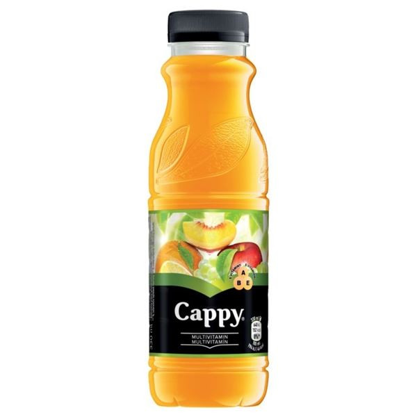 Džus Cappy, nevratná láhev, multivitamin 0,33 l