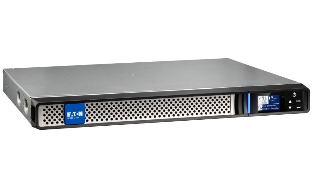EATON UPS 5P 650i G2, 650VA, 1/1 fáze, rack 1U, Li-Ion baterie