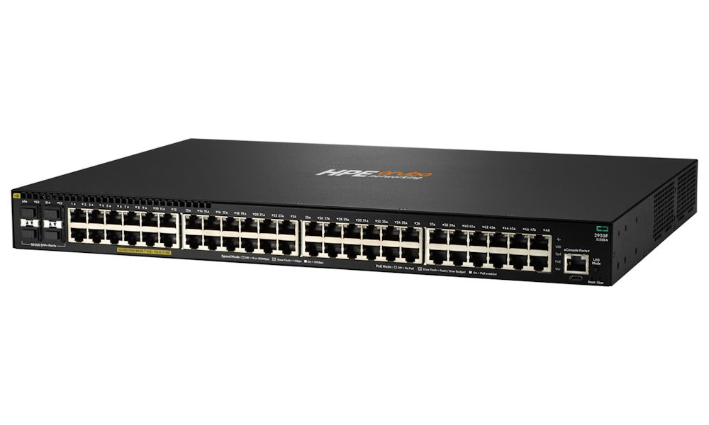 HPE Aruba Networking 2930F 48G PoE+ 4SFP+ 740W Switch