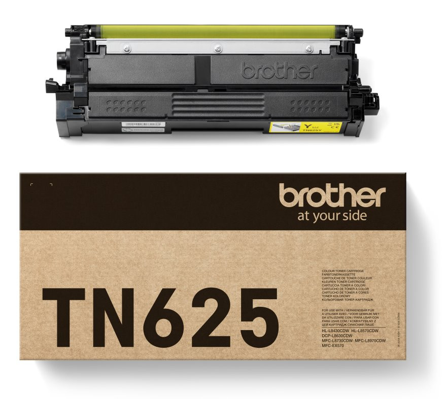 BROTHER toner TN625Y pro HL-L8430/ DCP-L8630/MFC-L8730CDW / 1800 stran / yellow