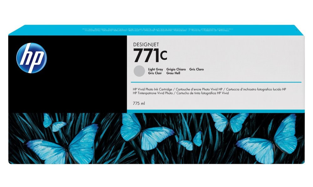 HP 771C světle šedá inkoustová kazeta DesignJet, 775 ml