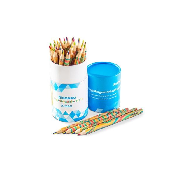 Pastelka JUMBO Donau Rainbow, mix motivů
