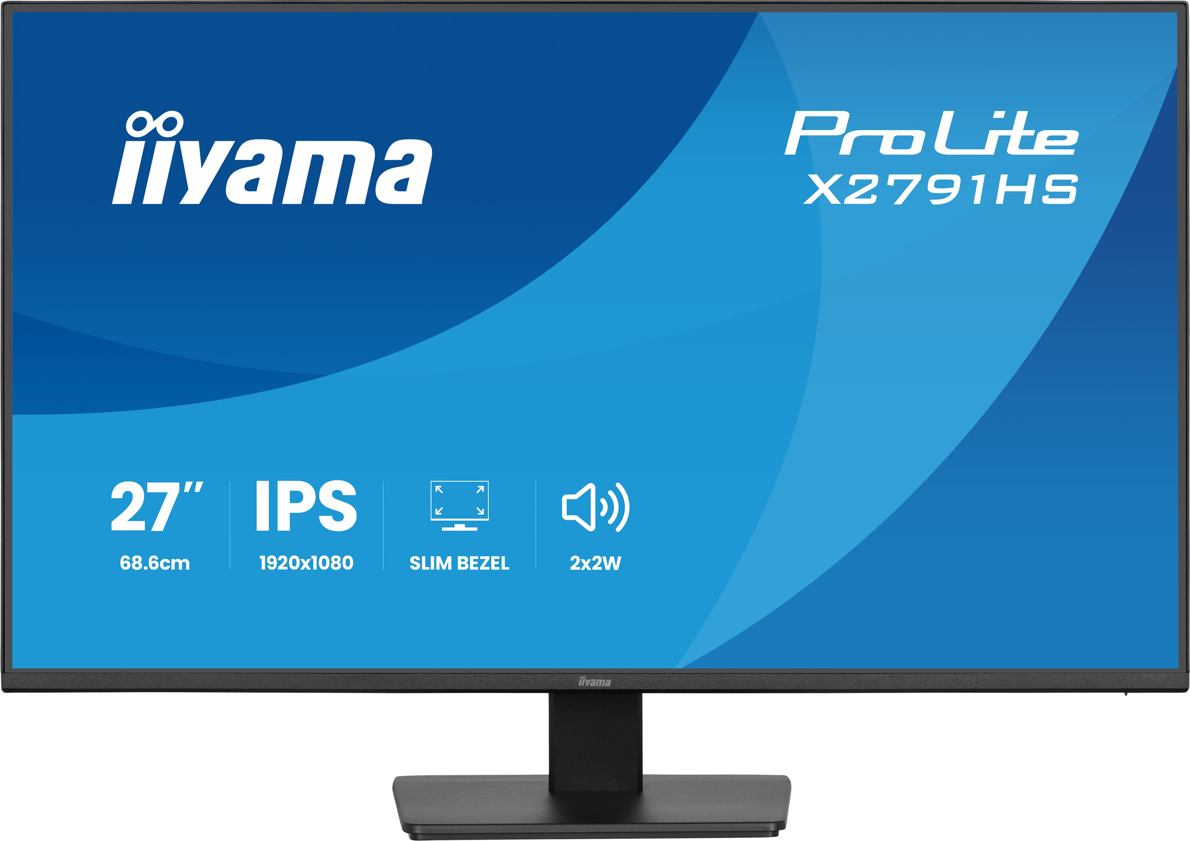 iiyama ProLite/X2791HS-B1/27"/IPS/FHD/120Hz/1ms/Černá/3R