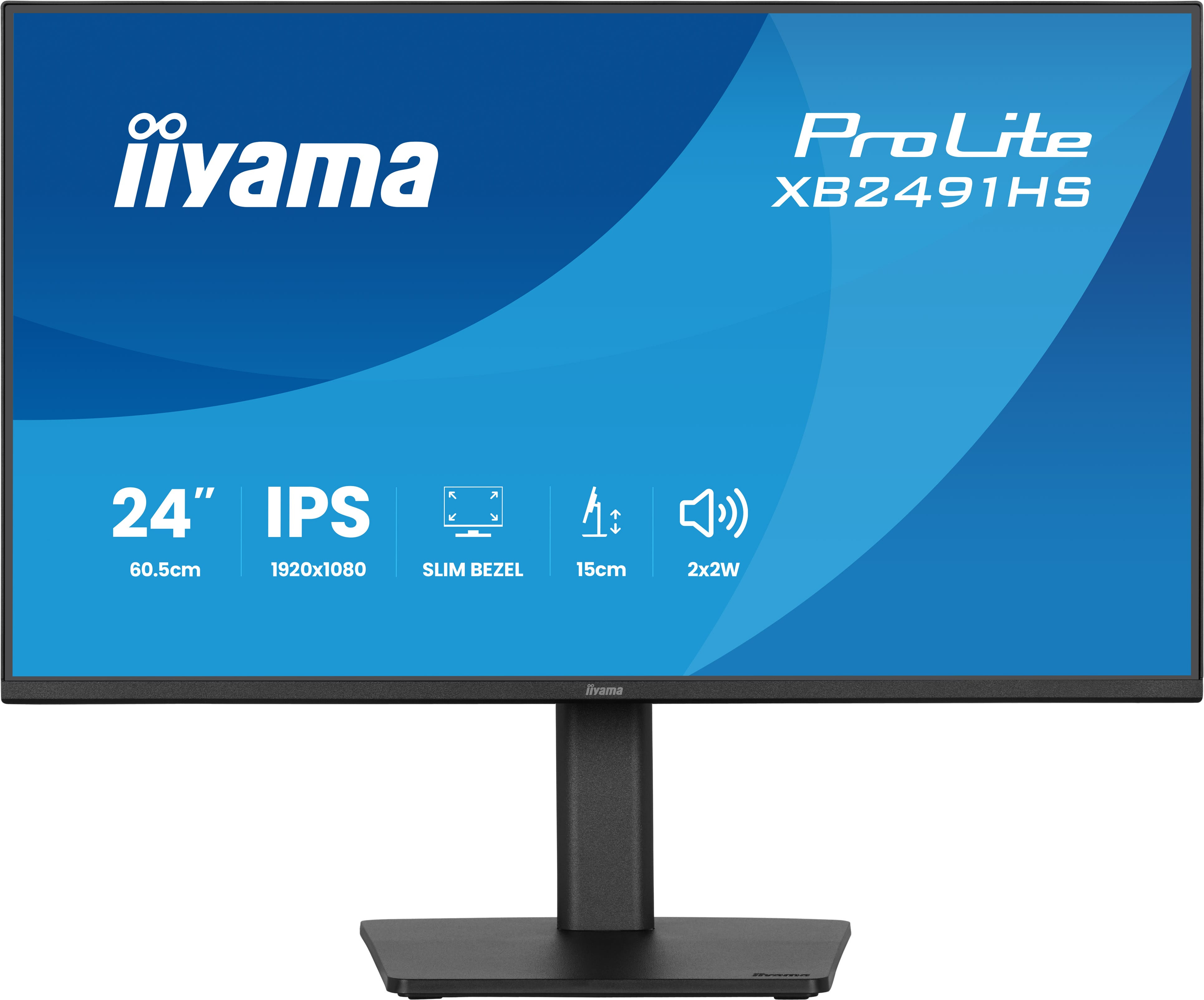 iiyama ProLite/XB2491HS-B1/23,8"/IPS/FHD/120Hz/1ms/Černá/3R