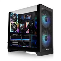 THERMALTAKE Case View 390 Air, ATX, Průhledná bočnice, 2x 120mm Fan, černá