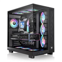 BAZAR THERMALTAKE Case View 380 XL TG ARGB, ATX, Průhledná bočnice, 4x 120mm ARGB Fan, černá POŠKOZENÝ OBAL