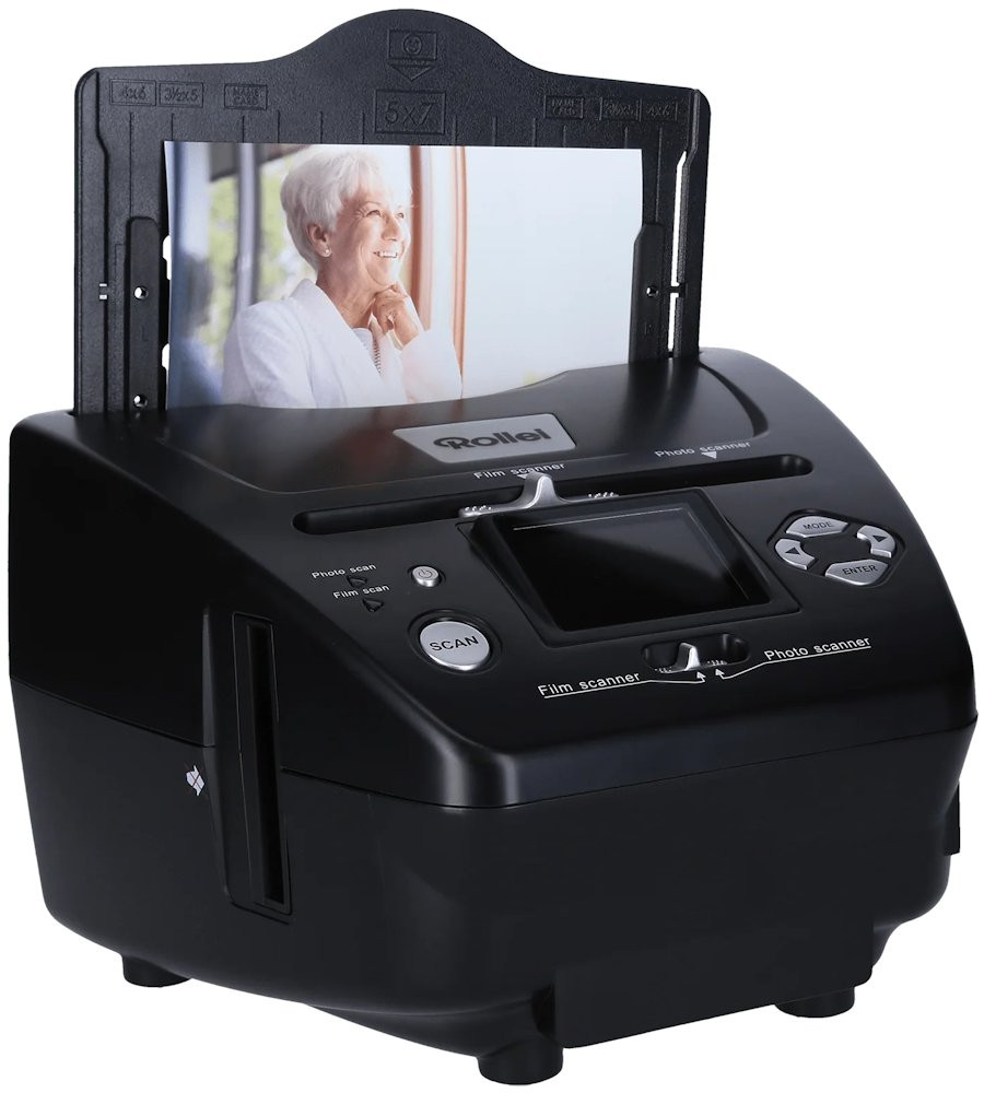 ROLLEI skener DF-S 240 SE/ Negativy + Vizitky + Fotky/ 5Mpx/ 1800dpi/ 2,4" LCD/ SDHC/ USB
