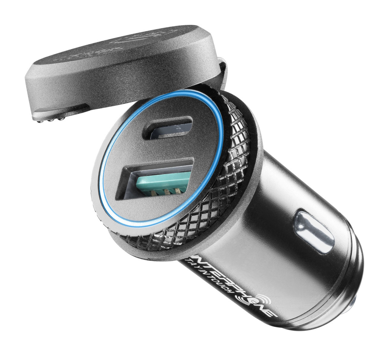 Interphone USB-C a USB - Nabíjecí adaptér na motorku