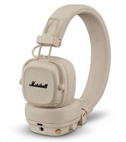 Marshall Major V Bluetooth sluchátka, velká, cream