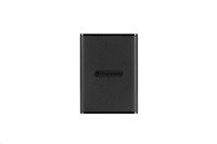 TRANSCEND externí SSD ESD270C 1TB, Portable, USB 3.1 Gen.2, Type C & A, two cables 520/460 MB/s, black/černá
