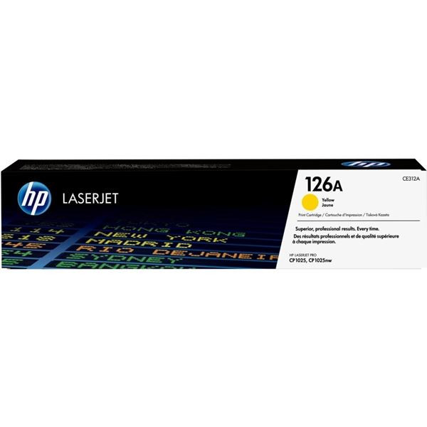 Toner HP CE312A, žlutý
