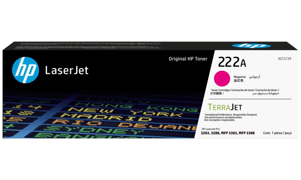 HP 222A Magenta originální laserová tonerová kazeta