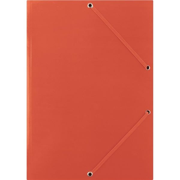 Karton.desky chlopně gumička Donau - A4, červené