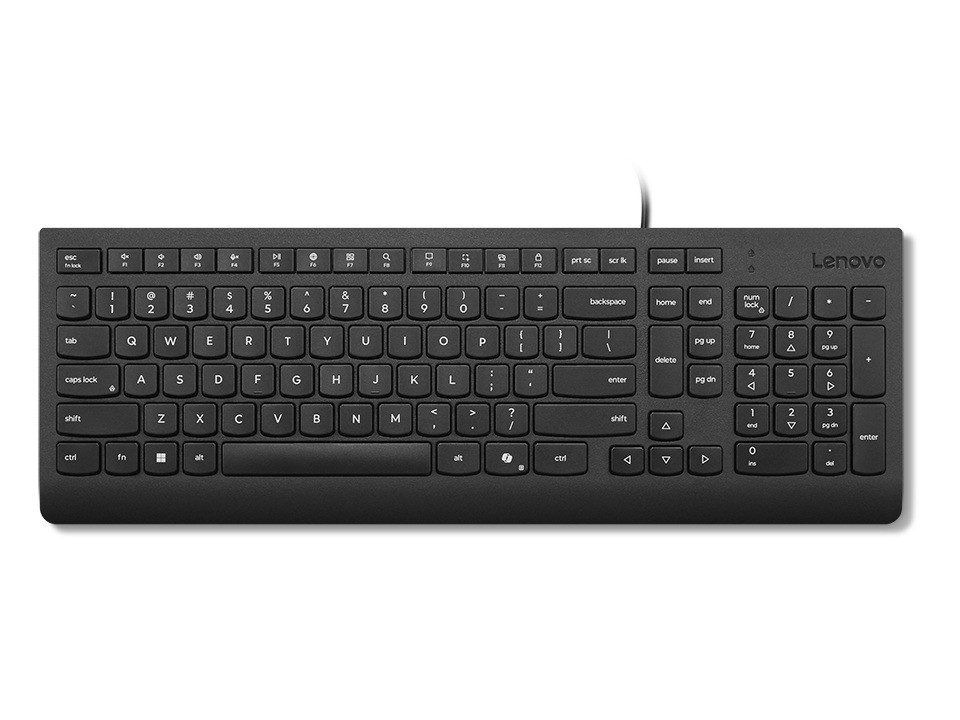 Lenovo Essential/Drátové USB-A/US layout/Černá