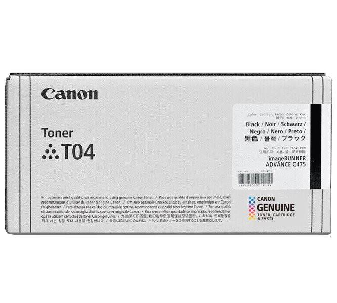 Canon originální  TONER T04 BLACK iR-ADV C475/C477 33 000 stran A4 (5%)