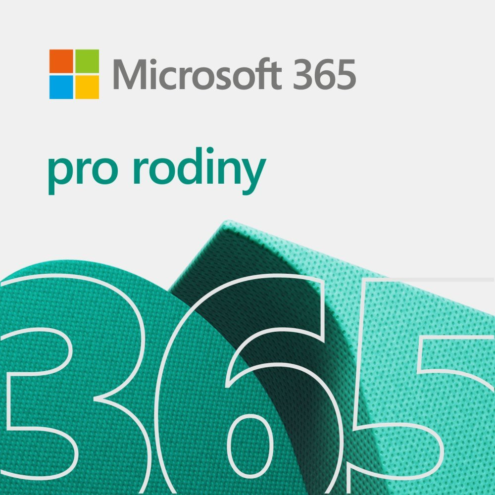 Elektronicky: Microsoft 365 Family CZ - předplatné na 1 rok - ESD elektronická licence