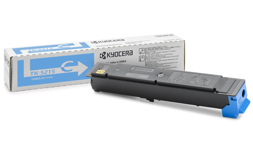 Kyocera toner TK-5215C/ 15 000 A4/ azurový/ pro TASKalfa 406ci