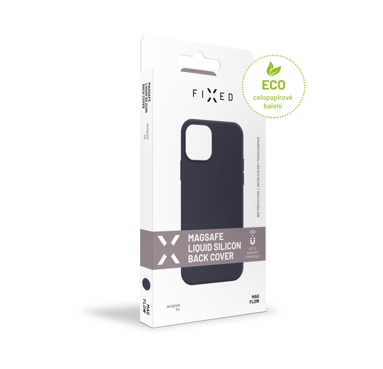 Zadní kryt FIXED MagFlow s podporou MagSafe pro Samsung Galaxy S25+, modrý