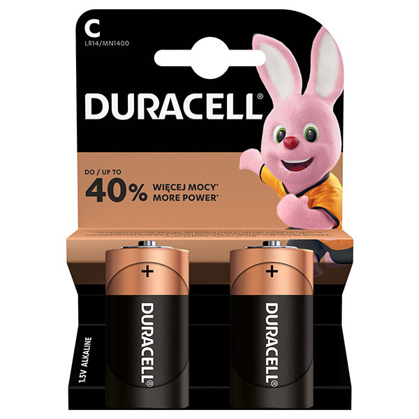 Duracell BASIC Jednorázová alkalická baterie C, 2-pack