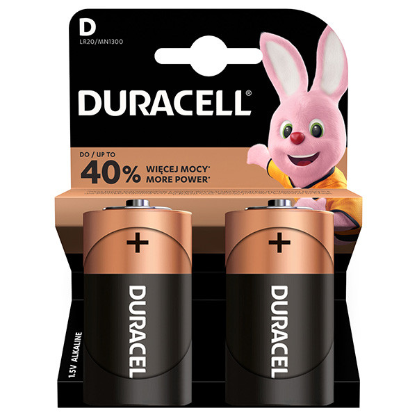 Duracell BASIC Jednorázová alkalická baterie D, 2-pack