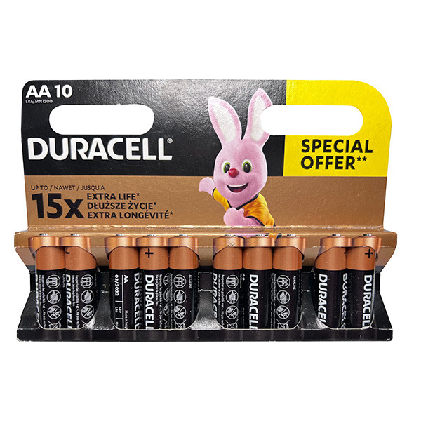 Duracell BASIC Jednorázová alkalická baterie AA, 10-pack
