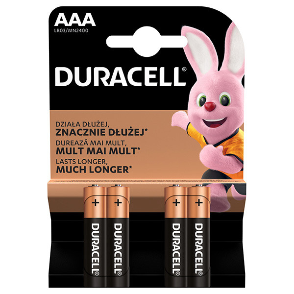 Duracell BASIC Jednorázová alkalická baterie AAA, 4-pack