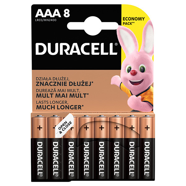 Duracell BASIC Jednorázová alkalická baterie AAA, 8-pack