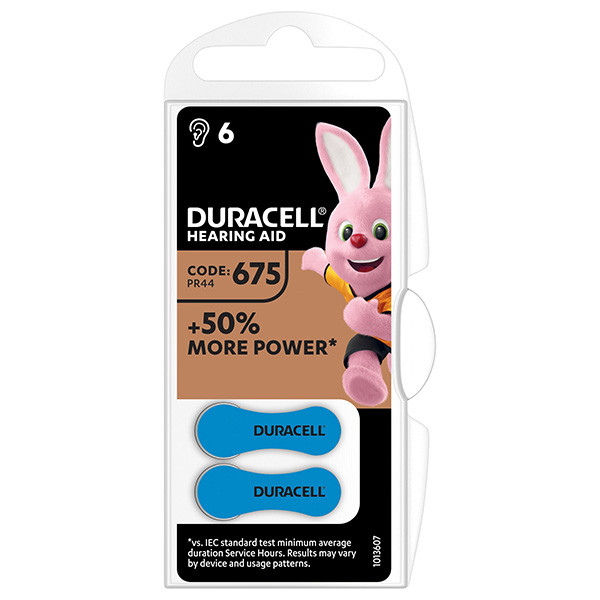 Duracell Jednorázová zinkovzdušná baterie ZA, 6-pack