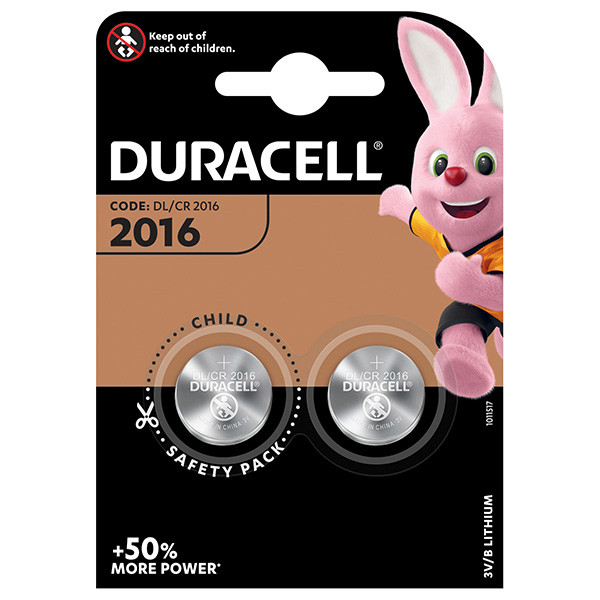 Duracell Jednorázová lithiová baterie CR2016, 2-pack