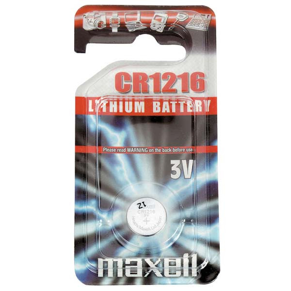 Maxell Jednorázová lithiová baterie CR1216, 1-pack