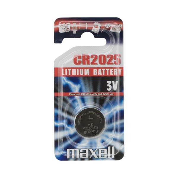 Maxell Jednorázová lithiová baterie CR2025, 1-pack