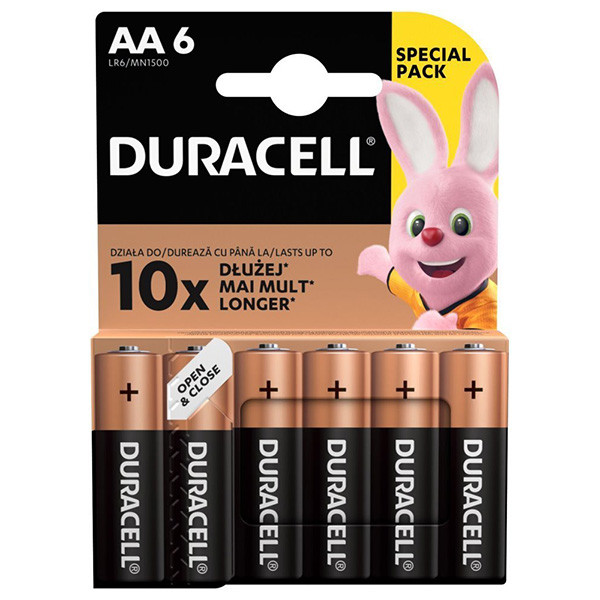 Duracell BASIC Jednorázová alkalická baterie AA, 6-pack