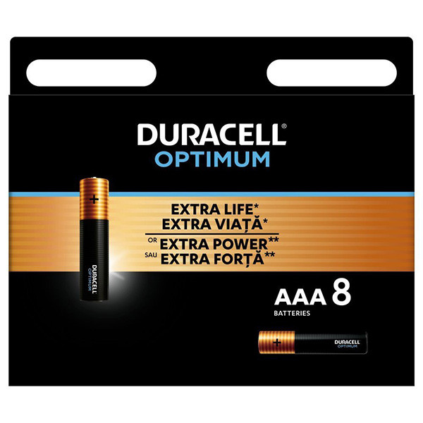 Duracell Optimum Jednorázová alkalická baterie AAA, 8-pack