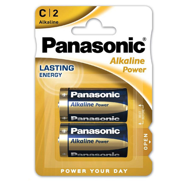 Panasonic Jednorázová alkalická baterie C, 2-pack