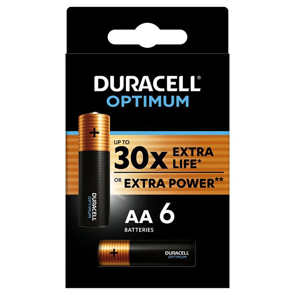 Duracell Optimum Jednorázová alkalická baterie AA, 6-pack