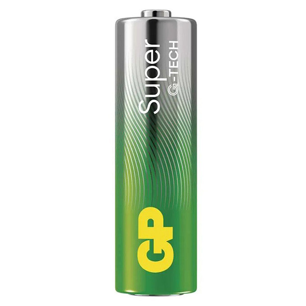 GP Super Jednorázová alkalická baterie AA, 8-pack