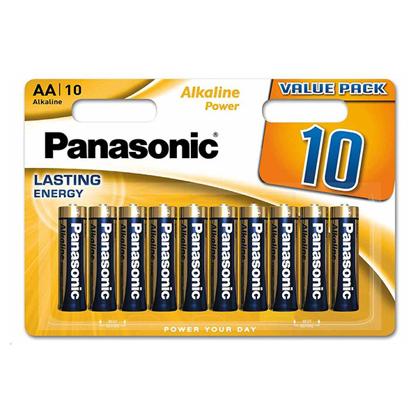 Panasonic Jednorázová alkalická baterie AA, 10-pack