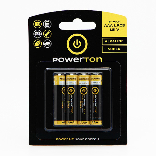 Powerton ENERGY ALKAMAX Jednorázová alkalická baterie AAA, 4-pack