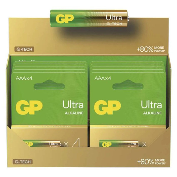 GP Ultra Jednorázová alkalická baterie AAA, 4-pack