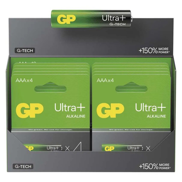 GP Ultra+ Jednorázová alkalická baterie AAA, 4-pack