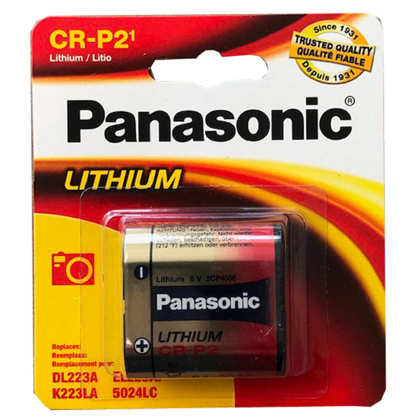 Panasonic Jednorázová lithiová baterie CR-P2, 1-pack